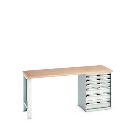 41003494-16V Bott 41003494.16V Sheet Steel Workbench, 940mm x 750mm x 2000mm