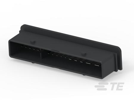 1534046-1 TE Connectivity AMP MCP Series Horizontal Panel Mount PCB Header, 32 Contact(s), 5mm Pitch, 2 Row(s), Shrouded