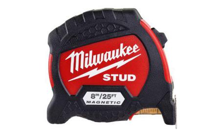 4932471629 Milwaukee Stud 8m Tape Measure, Metric