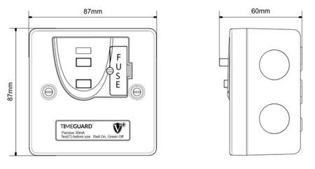 RCD16MLN Timeguard 13A, Fused Spur