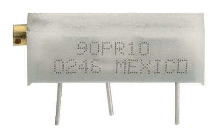90PR1KLFTB 1kΩ, Through Hole Trimmer Potentiometer 0.75W Side Adjust TT ElectronicsBI, 90