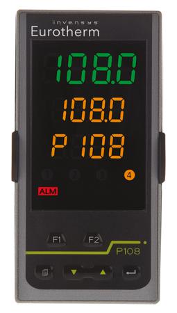 P108-CC-VH-LRC-R Eurotherm P108 PID Temperature Controller, 48 x 96mm, P108/CC/VH/LRC/R, 2 Output Logic, Relay, 85 → 264 V ac Supply Voltage