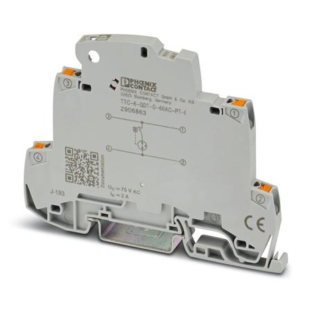 2906863 Phoenix Contact Surge Protector, DIN Rail Mount