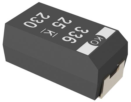 T521V476M016ATE040 KEMET 47μF Surface Mount Polymer Capacitor, 16V dc