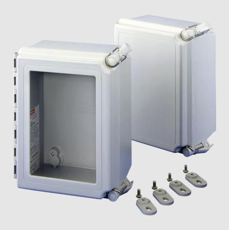 A14128CHSCFGW nVent HOFFMAN A48, Glass Reinforced Plastic, Wall Box, IP66, 219mm x 370 mm x 319 mm