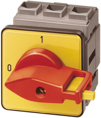 3LD2050-0TK13 Siemens 3P Pole Panel Mount Isolator Switch - 16A Maximum Current, 7.5kW Power Rating, IP65