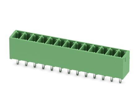 1843716 Phoenix Contact, 3.5mm Pitch, MCV 1.5/13-G-3.5, 13 Way, Pluggable Terminal Block, Header, Solder Termination,