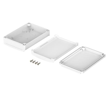 48414333-HMT1 Bopla BoVersa Series White Polycarbonate Desktop Enclosure, 180 x 120 x 52mm