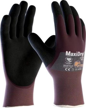 56425-11B ATG MaxiDry Grey Nylon, Spandex Abrasion Resistant, Cut Resistant, Puncture Resistant, Tear Resistant Work Gloves, Size