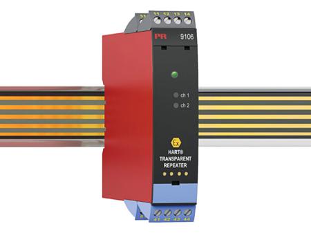 9106B1B PR Electronics 9 Series Signal Conditioner, Current Input, Current, Relay Output, 19.2 → 31.2V dc Supply