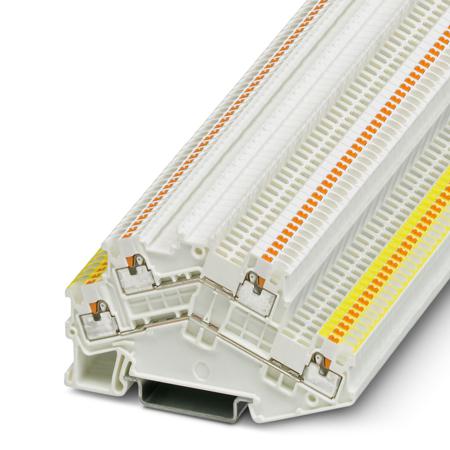 3214661 Phoenix Contact  PTTBS 1.5/S WH/U-YE/O-WH Series White, 0.14 → 1.5mm², Push In Termination, ATEX, IECEx