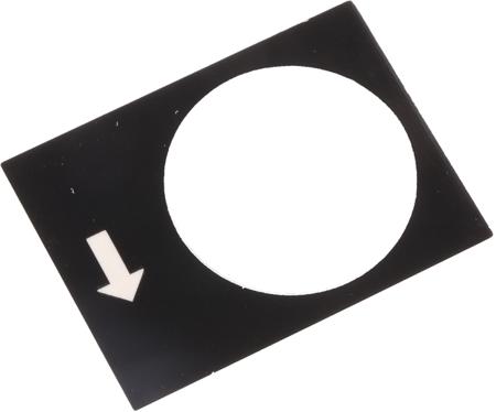 ZB2BY2904 Schneider Electric Legend for Use with XACA Series, Left/Slow or Lower/Slow