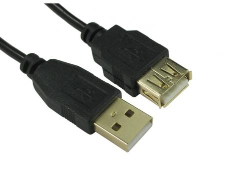 286-2911 RS PRO USB 2.0, Male USB A to Female USB A, 480Mbps, 3m