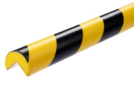 1100130 Durable Black, Yellow Corner Protector 1000mm x 40mm