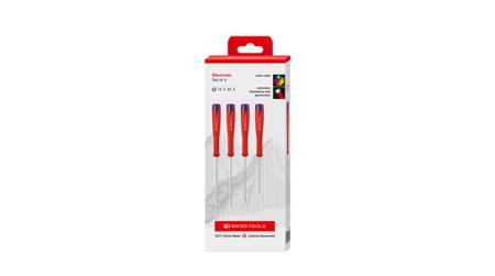 PB 8625.CBB PB SWISS TOOLS Hex Electronic Screwdriver Set, 4-Piece