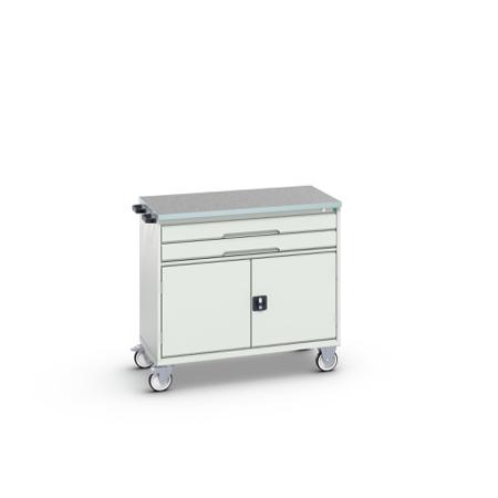 16927059.16 Bott 2 Door, 2 Drawer Sheet Steel Floor Standing Cabinet, 1050 x 600 x 980mm