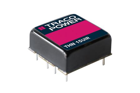 THN-15-3612UIR TRACOPOWER Switching Power Supply, THN 15-3612UIR, 12V, 1.25A, 15W, Dual Output, 9 → 75V Input Voltage