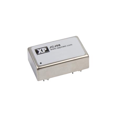 JCJ0812D12 XP Power JCJ DC-DC Converter, ±12V dc/ ±335mA Output, 9 → 18 V dc Input, 8W, Through Hole, +100°C Max Temp -40°C