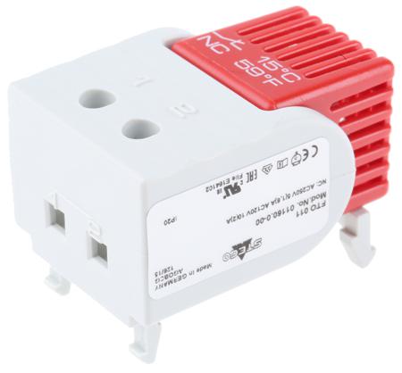 01160.0-00 STEGO NC Enclosure Thermostat, 120 → 250 V ac