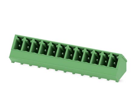 1827376 Phoenix Contact, 3.81mm Pitch, SMC 1.5/12-G-3.81, 12 Way, Pluggable Terminal Block, Header, Solder Termination,