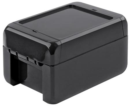 96032124 B 100806 ABS-7024 Bopla Bocube Series Graphite Grey ABS Enclosure, IP66, IP68, Graphite Grey Lid, 113 x 80 x 60mm