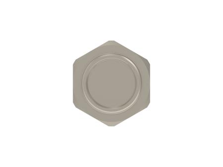 284067-E ERNI Tan Connector Hardware, Shell Size 13mm for use with M8 Connector