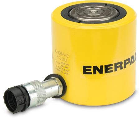 RCS502 Enerpac Single, Portable Low Height Hydraulic Cylinder, , 50t, 60mm stroke