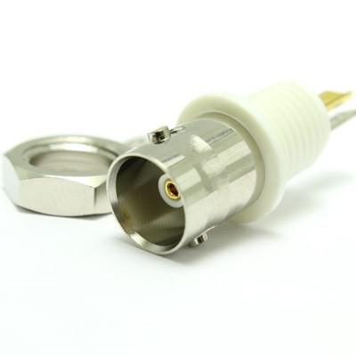 283-7118 RS PRO, jack Panel Mount BNC Connector, 50Ω, Solder Termination, Straight Body
