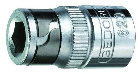 1649329 Gedore 1/4 in Hex Adapter, 23 mm Overall