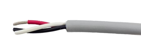 78023 SL001 Alpha Wire Ecogen Ecocable Mini Control Cable, 3 Cores, 0.24 mm² 24 AWG, Unscreened, 305 m, Grey Modified Polyphenylene