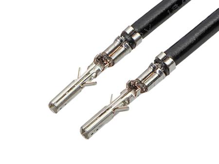 214760-1123 Molex Crimped Wire, 225mm, 18AWG, Black
