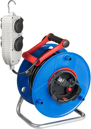 1139941 brennenstuhl 38.5m 4 Socket Type E - French Cable Reel Open Reel, 230 V, IP20