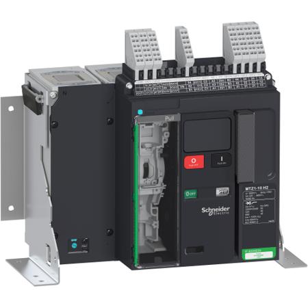LV847138 Schneider Electric, Masterpact MCCB 4P 1kA, Fixed Mount