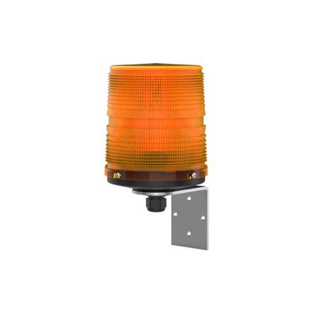 21007104611 Pfannenberg PMF 2015-SIL Series Amber Flashing Beacon, 230 V ac, Direct Mount / Bracket Mount, Xenon Bulb, IP55