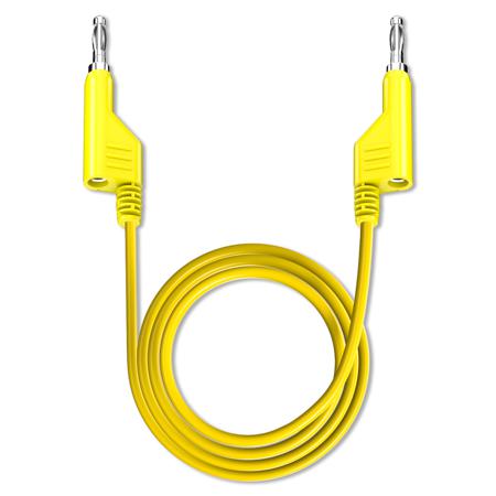 347-256 RS PRO Test Leads, 2.5A, 50V, Yellow, 50cm Lead Length