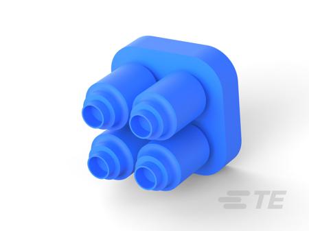 1586359-4 TE Connectivity Blue Gang Wire Seal for use with Connector Seals & Cavity Plugs