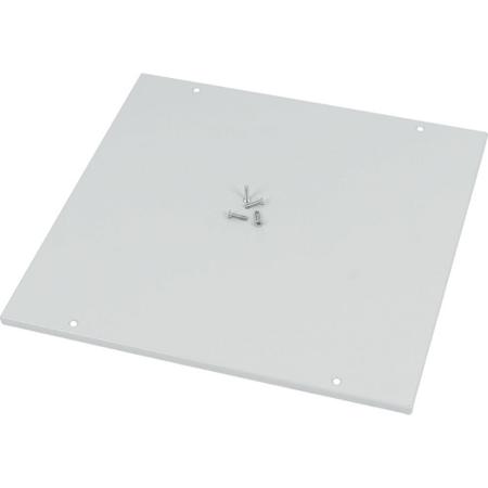 114677 XLST543 Eaton 1146 Series RAL 7035 Steel Base Plate, 30mm H, 200mm W, 350mm L for Use with Bottom Planking, Roof Planking
