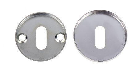 894-6828 RS Pro Anodised Aluminium Door Lock Plate