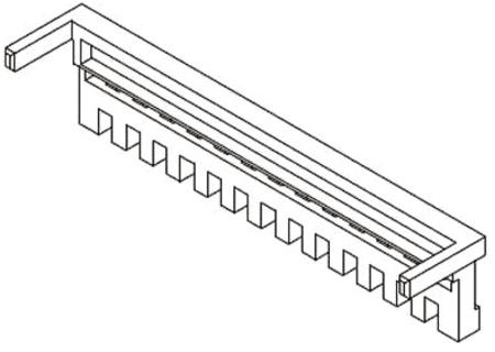 09069009984 HARTING, 09 06 Code Comb for use with DIN 41612 Connector