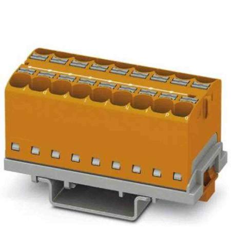 3273588 Phoenix Contact Distribution Block, 18 Way, 0.2 → 6mm², 32A, 800 V, Orange