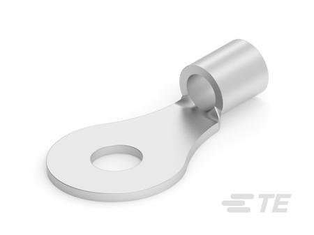 2-36451-1 TE Connectivity, SOLISTRAND Uninsulated Ring Terminal, #10 Stud Size, Silver