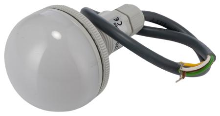 220-4985 RS PRO Blue, Green, Purple, Red, White, Yellow LED Beacon, 24 V, Steady, Panel Mount Mounted