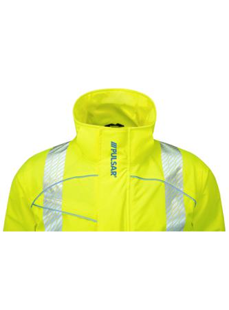 EVO103-XL PULSAR EVO103 Yellow Unisex Hi Vis Bomber Jacket, XL
