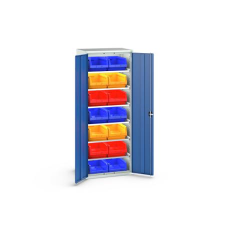16926451.11 Bott 2 Door Sheet Steel Cupboard, 800 x 550 x 2000mm