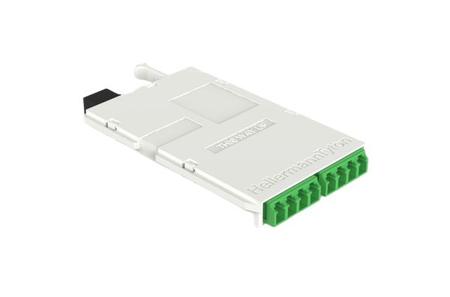 RNU8-A-08S2LP1M HellermannTyton Connectivity RapidNet Ultra8Series, 8 Port LC/APC, Single Mode Cassette