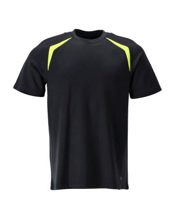 21582-327-01017-M Mascot Workwear Hi-Viz Yellow/Navy Arc Flash Polo, M Hi-Vis