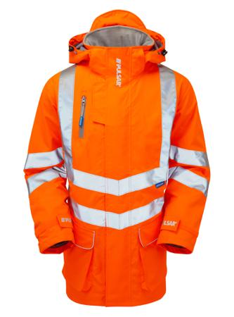 PR502-S PULSAR PR502 Orange Unisex Hi Vis Fleece Jacket, S