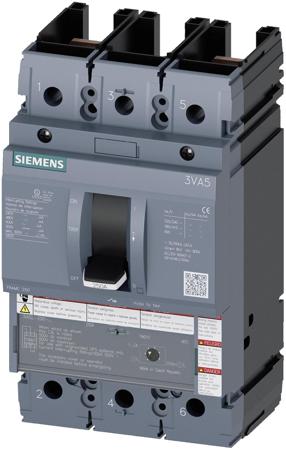 3VA5235-5ED61-0AA0 Siemens, SENTRON, 3VA Circuit Breaker 2-Pole 35 A, Breaking Capacity 85 kA, Screw