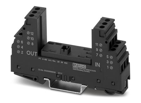 2839402 Phoenix Contact, PT 4-BE Surge Protector 120 V ac Maximum Voltage Rating Surge Protector