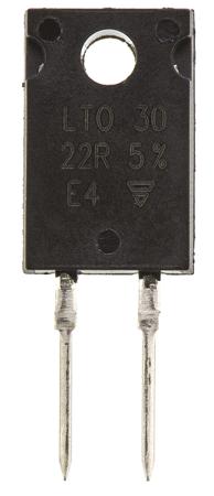 LTO030F22R00JTE3 Vishay LTO30 Series TO-220 Radial Fixed Resistor 22Ω ±5% 30W ±150ppm/°C